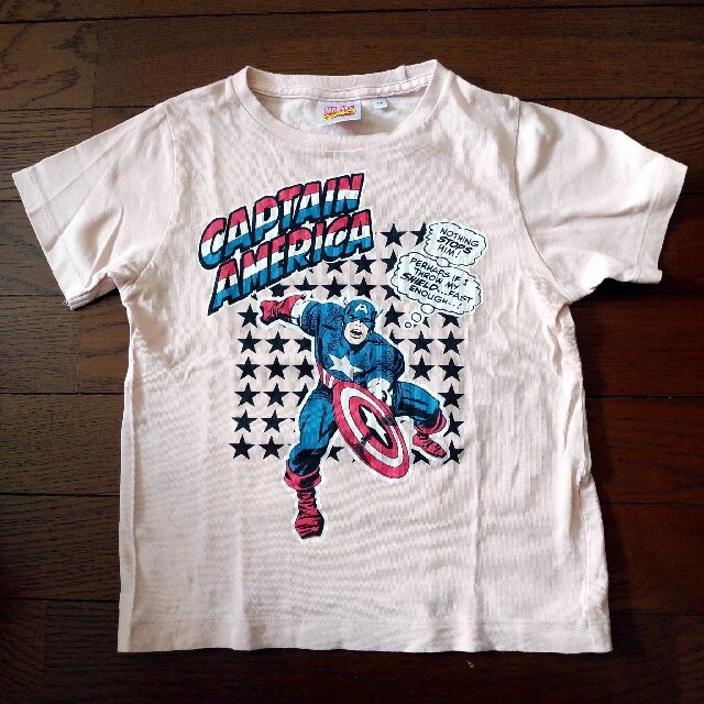 GU(ジーユー)の110cm  gu Tシャツ　MARVEL キッズ/ベビー/マタニティのキッズ服男の子用(90cm~)(Tシャツ/カットソー)の商品写真