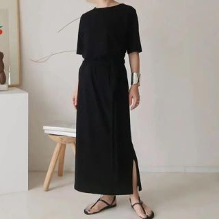 アギュー(ARGUE)の最終お値下げ　未使用⭐️argueのDRY COTTON LADY DRESS(ロングワンピース/マキシワンピース)