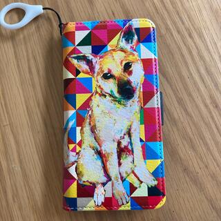 スマホケース　犬　iPhoneSE(iPhoneケース)