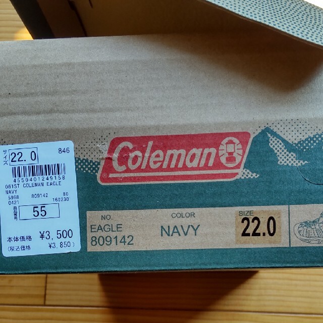 Coleman(コールマン)のサンダル　サイズ　22 キッズ/ベビー/マタニティのベビー靴/シューズ(~14cm)(サンダル)の商品写真