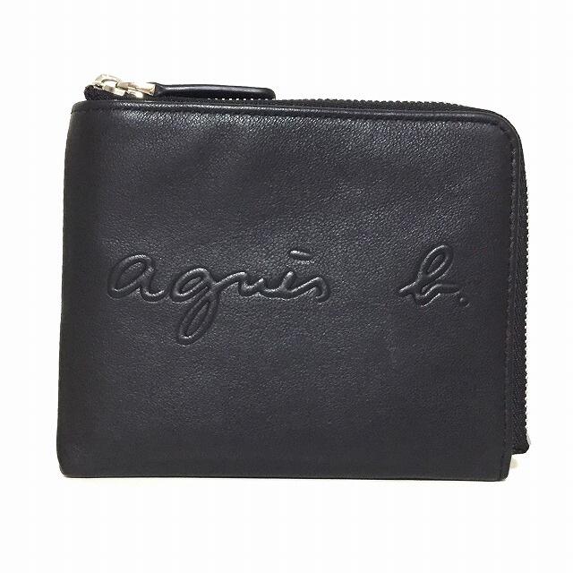 agnes b. - agnes b(アニエスベー) 財布 - 黒 レザーの通販 by ブラン