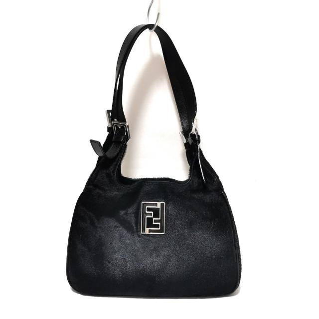 FENDI - FENDI(フェンディ) ショルダーバッグ - 黒の通販 by ブラン ... FENDI BLACKショルダー