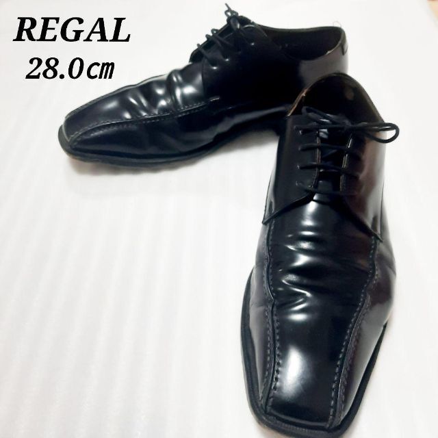 REGAL リーガル 28.0 スワールトゥ 黒 ブラック ビジネス 結婚式