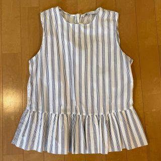 ザラ(ZARA)のZARA ストライプ ノースリーブトップス(タンクトップ)