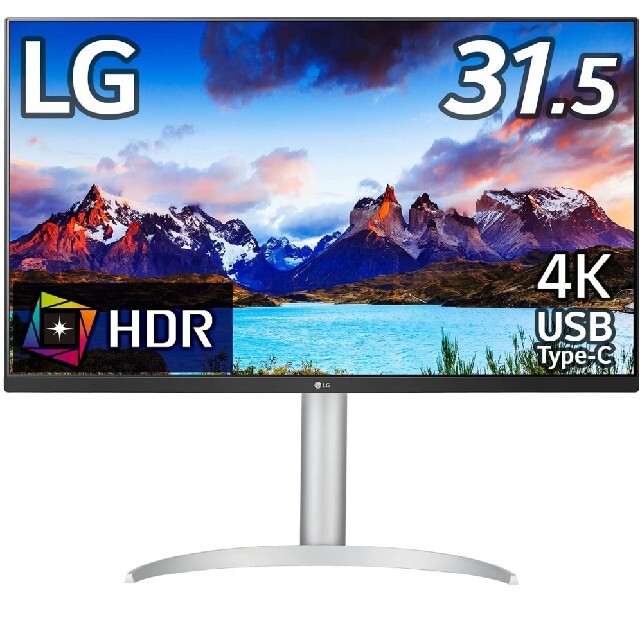 LG 4Kモニター 32UP550-W 31.5インチ