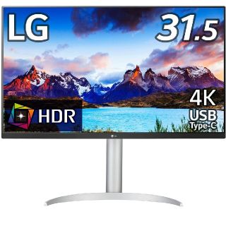 エルジーエレクトロニクス(LG Electronics)のLG 4Kモニター 32UP550-W 31.5インチ(ディスプレイ)