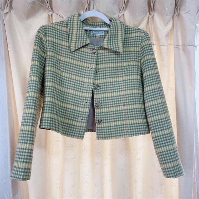 Katie(ケイティー)のraspberrypie WOOL CHECK JACKET メンズのジャケット/アウター(テーラードジャケット)の商品写真