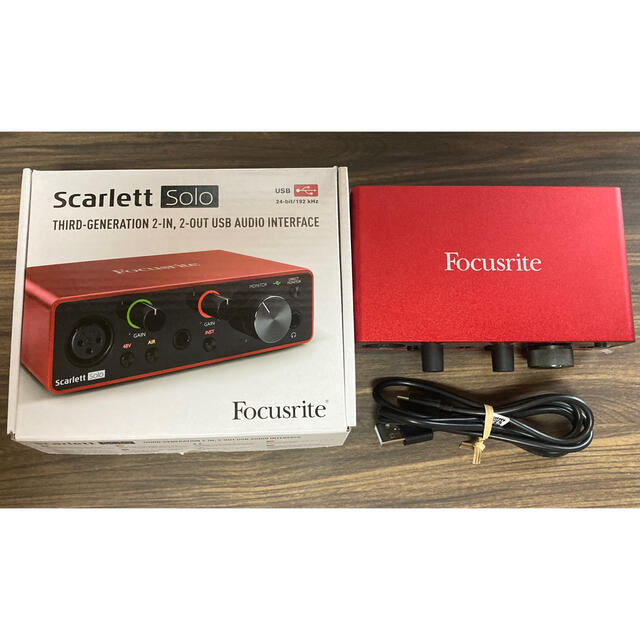 Focusrite Scarlett Solo(gen3) - オーディオインターフェイス