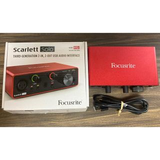 Focusrite Scarlett Solo(gen3)(オーディオインターフェイス)