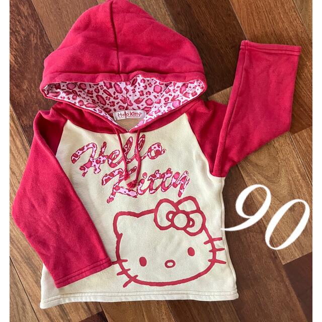 ハローキティ(ハローキティ)のHello KItty トレーナー　90  キッズ/ベビー/マタニティのキッズ服女の子用(90cm~)(その他)の商品写真