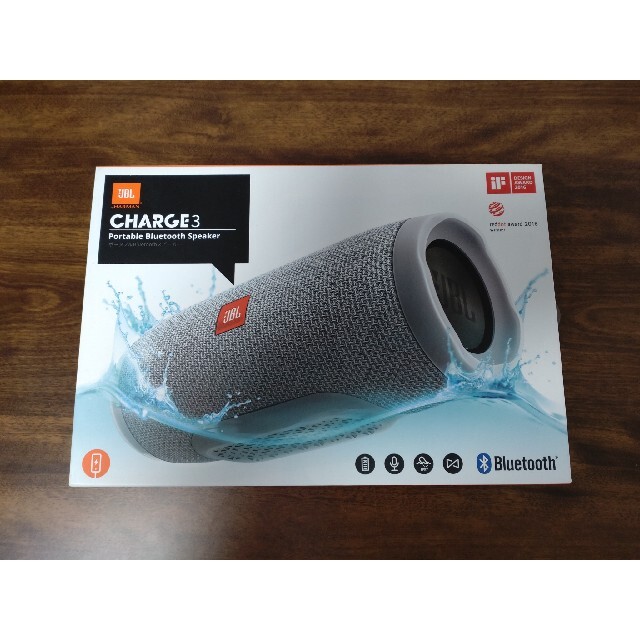 ★新品/未開封品☆　JBL ワイヤレススピーカー CHARGE3 グレー