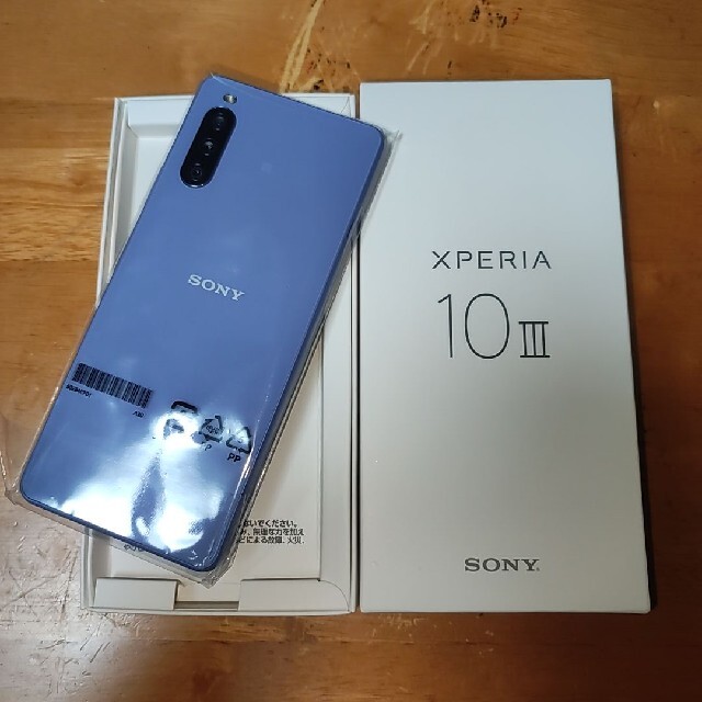 【新品未使用】SONY Xperia 10 III ブルー