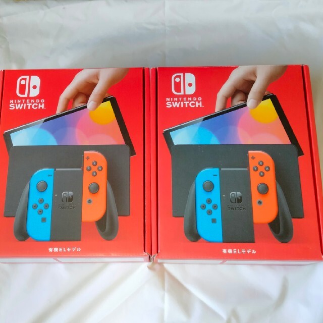 Nintendo Switch - Nintendo Switch 有機EL 2台セット 未使用品の通販