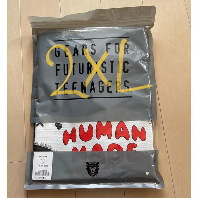 HUMAN MADE(ヒューマンメイド)のhuman  made  kaws ヒューマンメイド　カウズ　コラボ　Tシャツ メンズのトップス(Tシャツ/カットソー(半袖/袖なし))の商品写真