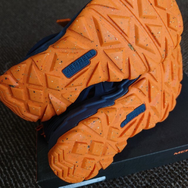 MERRELL(メレル)のメレル　キッズ　水陸両用シューズ　約20cm　ネイビー キッズ/ベビー/マタニティのキッズ靴/シューズ(15cm~)(アウトドアシューズ)の商品写真