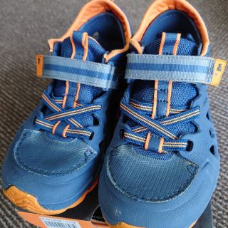 メレル(MERRELL)のメレル　キッズ　水陸両用シューズ　約20cm　ネイビー(アウトドアシューズ)