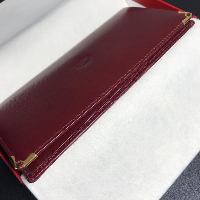 Cartier(カルティエ)の【未使用 保管品】カルティエ 長財布 確実正規品 付属品完備 ボルドー  メンズのファッション小物(長財布)の商品写真