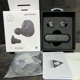 オーディオテクニカ(audio-technica)のオーディオテクニカ ワイヤレスイヤホン ATH-CKR7TW BK(ヘッドフォン/イヤフォン)