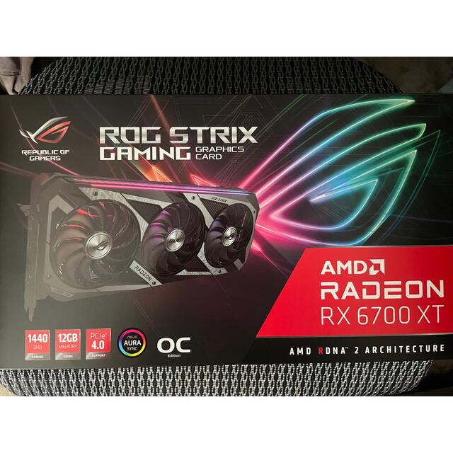 ASUS ROG-STRIX RX6700XT O12G GAMING スマホ/家電/カメラのPC/タブレット(PCパーツ)の商品写真