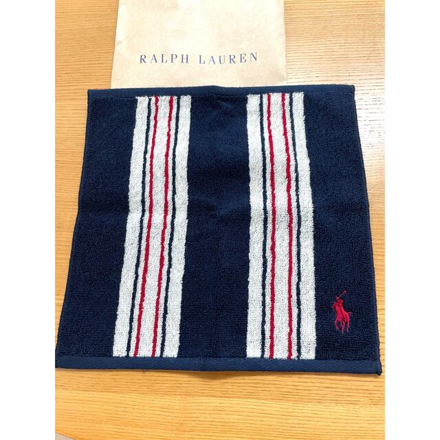 Ralph Lauren(ラルフローレン)の未使用　ラルフローレン タオルハンカチ メンズのファッション小物(ハンカチ/ポケットチーフ)の商品写真