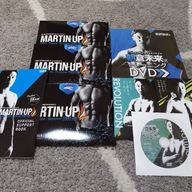 MARTIN-UP　3箱　DVD2枚 コスメ/美容のダイエット(ダイエット食品)の商品写真