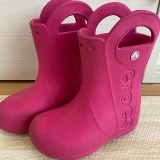 クロックス(crocs)のクロックス　長靴　18cm(長靴/レインシューズ)