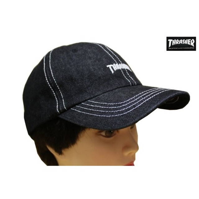 THRASHER(スラッシャー)の新品　送料込みTHRASHER【スラッシャー 】キャップ　帽子　CAP 黒 メンズの帽子(キャップ)の商品写真