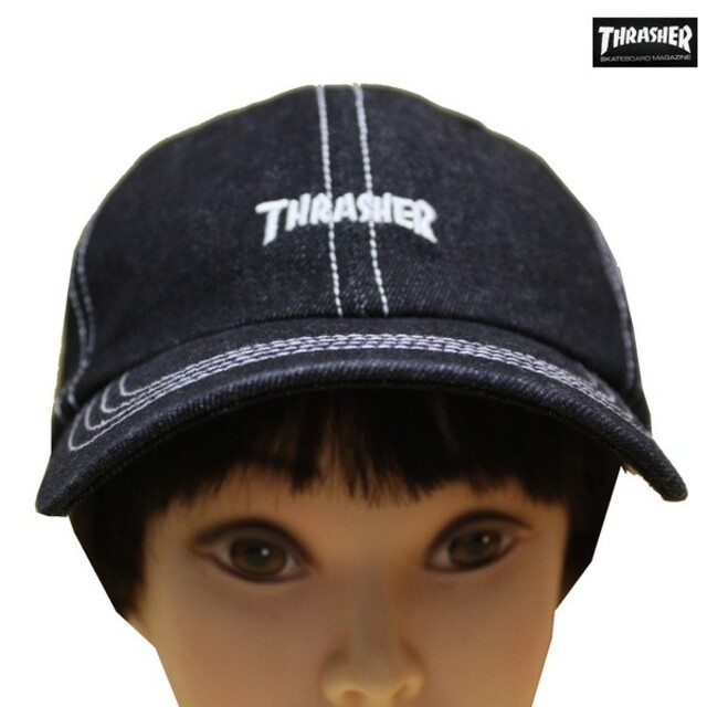 THRASHER(スラッシャー)の新品　送料込みTHRASHER【スラッシャー 】キャップ　帽子　CAP 黒 メンズの帽子(キャップ)の商品写真
