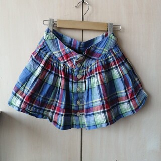ラルフローレン(Ralph Lauren)のラルフローレン　女の子　130　スカート　チェック柄(スカート)