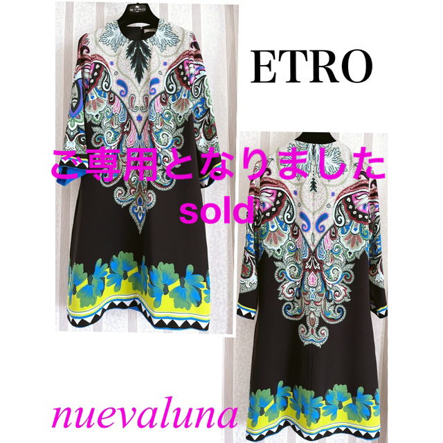 ご専用です☆未使用 ETRO エトロ 洗練  品格 シルク ドレス/チュニック