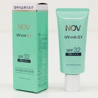 ノブ(NOV)のNOV UVミルクEX 日焼け止め 敏感肌 セルニュープラス キュレル ミノン(日焼け止め/サンオイル)