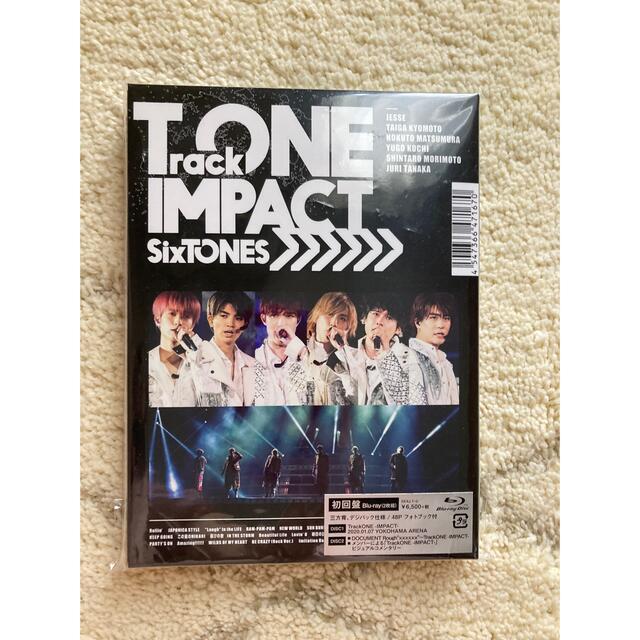 TrackONE　-IMPACT-（初回盤） Blu-ray  SixTONES エンタメ/ホビーのDVD/ブルーレイ(アイドル)の商品写真