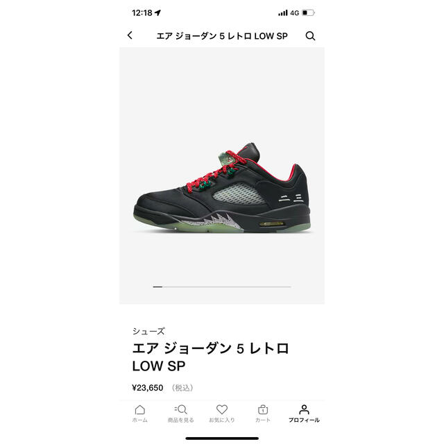 CLOT Nike Air Jordan 5 Low Jade 5 Low靴/シューズ