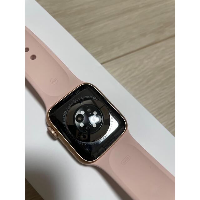 Apple Watch(アップルウォッチ)のお値下げ♡ほぼ未使用♡Apple Watch♡シリーズ6♡ピンク♡40MM♡ レディースのファッション小物(腕時計)の商品写真