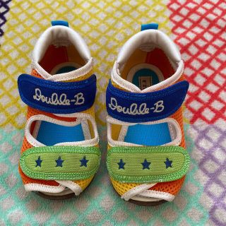 ダブルビー(DOUBLE.B)のDOUBLE.B 14cm サンダル(サンダル)