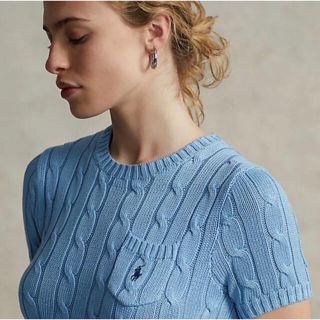 「POLO Ralph Lauren ポロ ラルフローレン 半袖 ケーブルニット