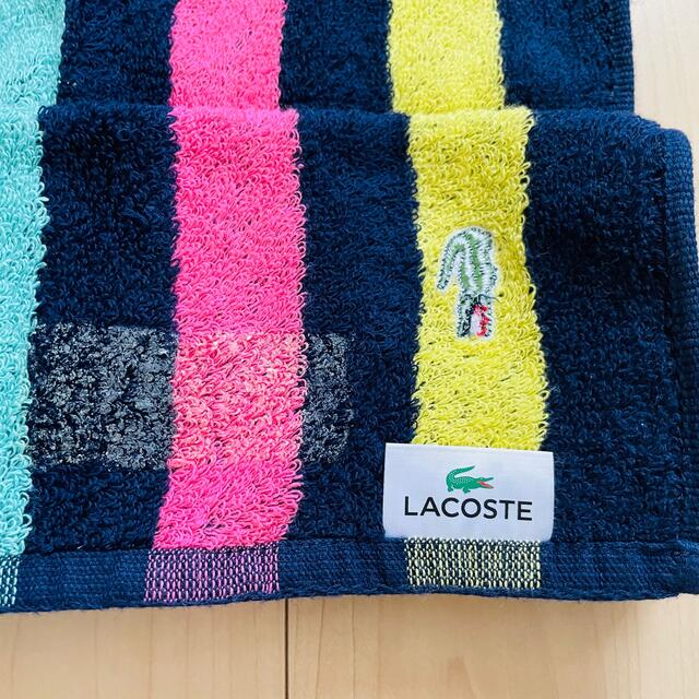 LACOSTE(ラコステ)の【週末セール】新品未使用✨ラコステ　スポーツタオル　2枚セット インテリア/住まい/日用品の日用品/生活雑貨/旅行(タオル/バス用品)の商品写真