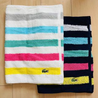 ラコステ(LACOSTE)の【週末セール】新品未使用✨ラコステ　スポーツタオル　2枚セット(タオル/バス用品)