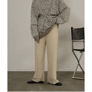 ラウジー(lawgy)の【24時間内匿名発送】lawgy original ami knit pants(カジュアルパンツ)