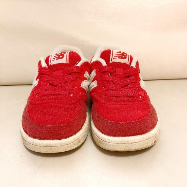 New Balance(ニューバランス)のニューバランス KT300☆14.5cm☆スリッポン☆レッド キッズ/ベビー/マタニティのベビー靴/シューズ(~14cm)(スニーカー)の商品写真