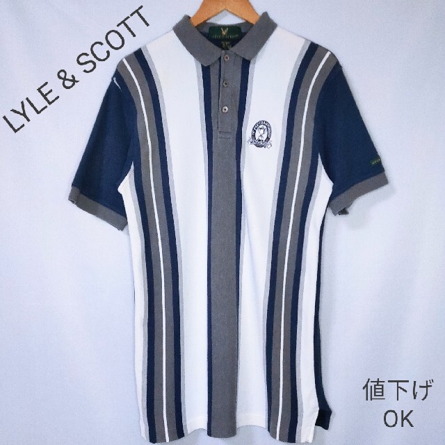 LYLE&SCOTT - 【LYLE & SCOTT】半袖 ストライプ ポロシャツの通販 by 値段交渉OK｜ライルアンドスコットならラクマ