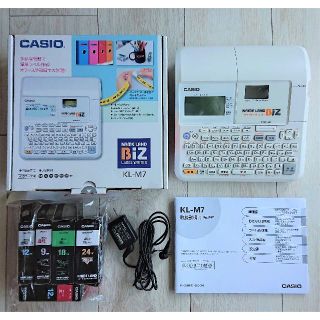 カシオ(CASIO)の【美品】CASIO ネームランド KL-M7　正規品カートリッジ5本付(その他)