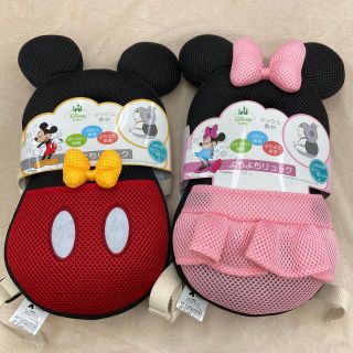 ディズニー(Disney)の新品未使用　転倒帽子リュック　よちよちリュック　ミッキーミニー(リュックサック)