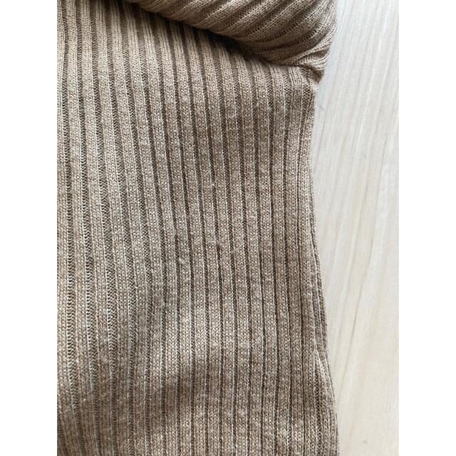 meer.  メーア　Rib Turtle Knit  ベージュ レディースのトップス(ニット/セーター)の商品写真