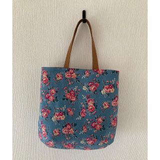 キャスキッドソン(Cath Kidston)のハンドメイド♡キャスキッドソン♡キングスウッドローズ♡ラウンドトートバッグ(バッグ)