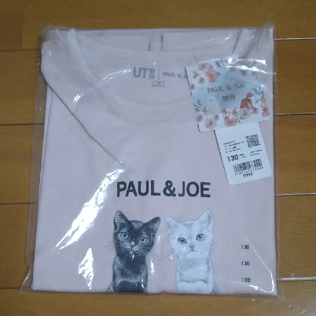 UNIQLO(ユニクロ)のUNIQLO Paul & JOE Tシャツ 130cm キッズ/ベビー/マタニティのキッズ服女の子用(90cm~)(Tシャツ/カットソー)の商品写真