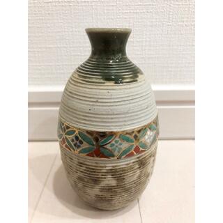 花瓶　レトロ　オシャレ　金　塗り　陶器　徳利　とっくり(花瓶)