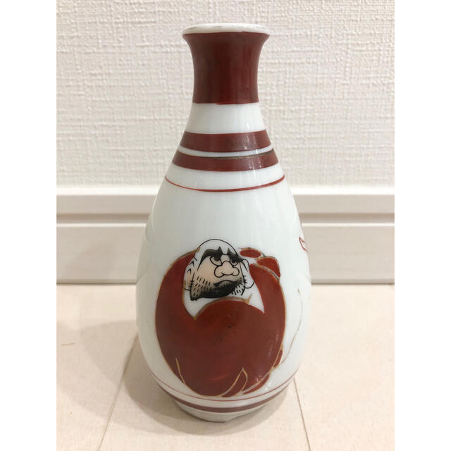 九谷青窯 - 九谷焼 徳利 だるま 達磨 九谷 赤 金 塗り お酒 食器 九谷青窯 - 九谷焼 徳利 だるま 達磨 九谷 赤 金 塗り お酒 食器