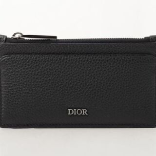 ディオール(Dior)の【美品】Dior ディオール 財布 カードケース コインケース レザー 正規品(名刺入れ/定期入れ)