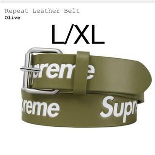 シュプリーム(Supreme)のRepeat Leather Belt L / XL(ベルト)